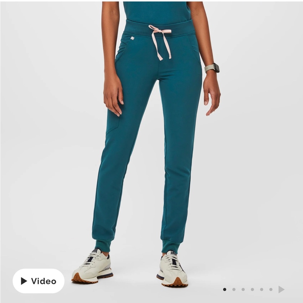 FIGS Zamora Jogger Pant Caribbean Blue